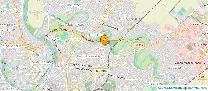 localisation de l'entreprise KAEDERICUM  NIORT