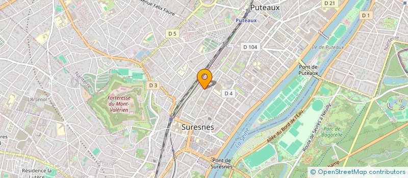 localisation de l'entreprise KAEFER à COURBEVOIE