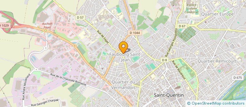 localisation de l'entreprise KAEL à SAINT-QUENTIN