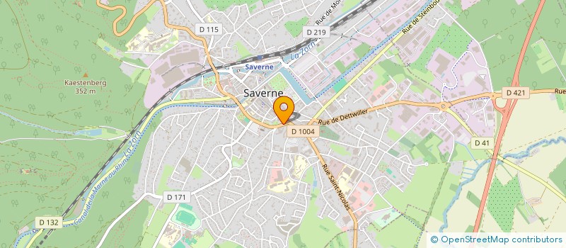 localisation de l'entreprise KAEL HOLDING  SAVERNE