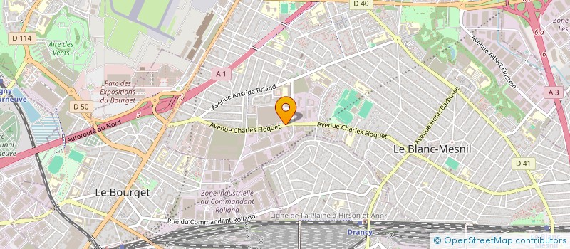localisation de l'entreprise KAELO DIFFUSION à LE BLANC-MESNIL