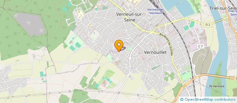 localisation de l'entreprise KAENIS à VERNOUILLET