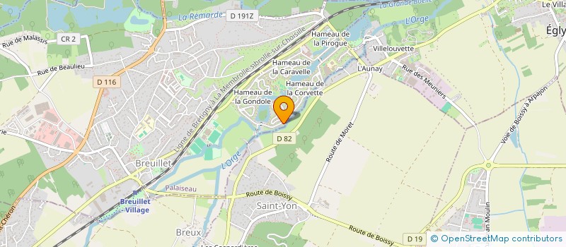 localisation de l'entreprise KAER PORT SUD  BREUILLET