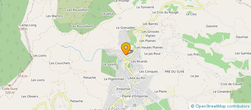 localisation de l'entreprise KAETAL à SAINTE-MAXIME