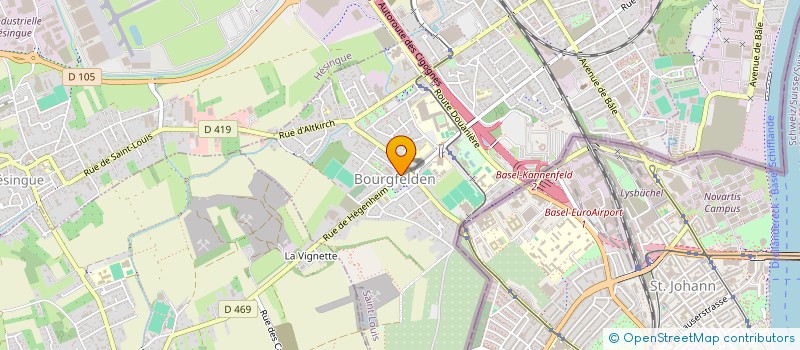 localisation de l'entreprise KAEUFLING VIOLETTE ET STOESSEL JOSIANE à SAINT-LOUIS