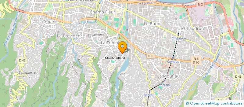 localisation de l'entreprise KAF CREW  SAINT-DENIS