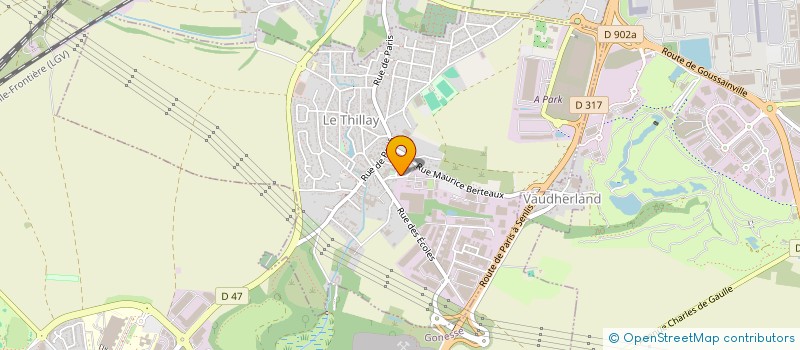 localisation de l'entreprise KAFA  LE THILLAY