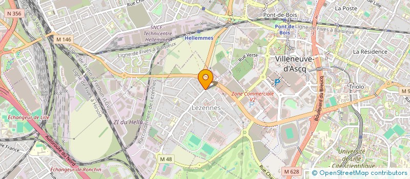 localisation de l'entreprise KAFA FOOTBALL TRAINING à LILLE