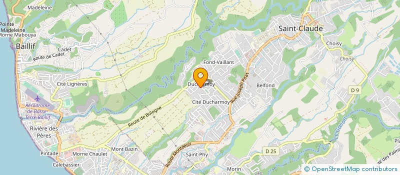 localisation de l'entreprise KAFALISA à SAINT-CLAUDE