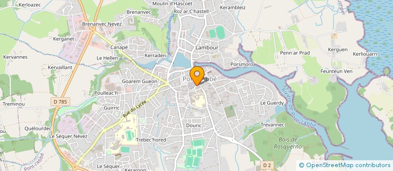 localisation de l'entreprise KAFE KOEFET  PONT-L'ABBE