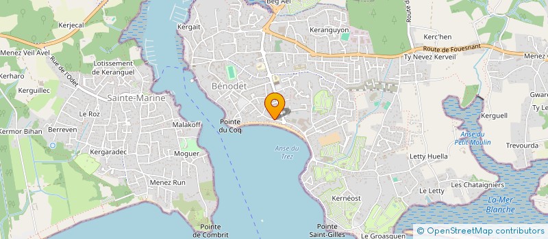 localisation de l'entreprise KAFEENN 2 à BENODET