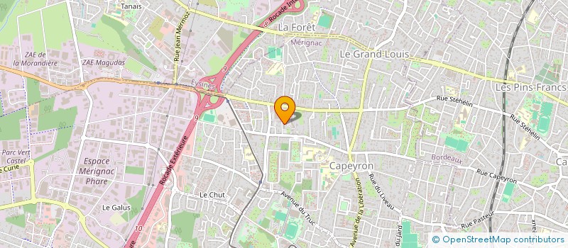 localisation de l'entreprise KAFEIDOSCOPE  MERIGNAC