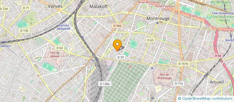 localisation de l'entreprise KAFEINE à MONTROUGE