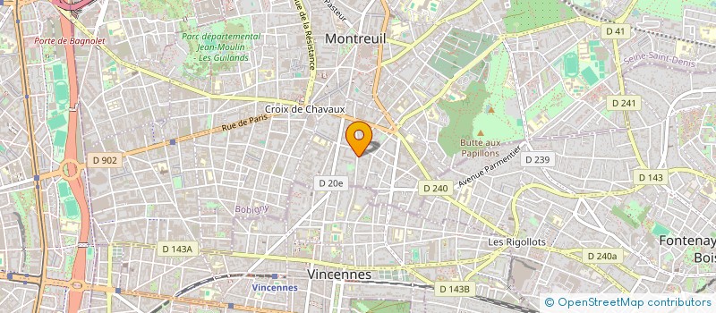 localisation de l'entreprise KAFEKREM  MONTREUIL