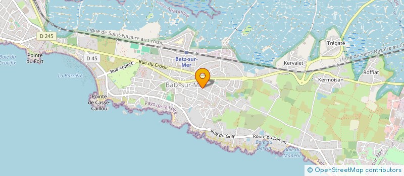 localisation de l'entreprise KAFEMO  BATZ-SUR-MER