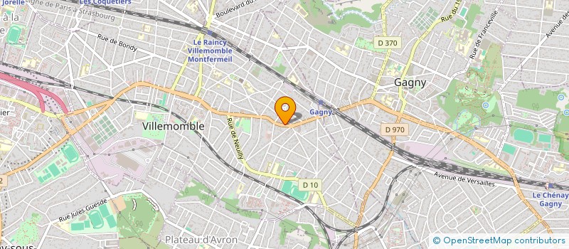 localisation de l'entreprise KAFI à VILLEMOMBLE