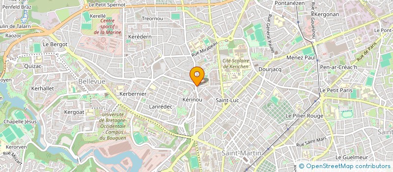 localisation de l'entreprise KAFKERIN à BREST
