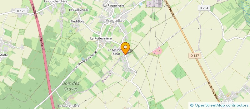 localisation de l'entreprise KAFLOR  PREGUILLAC