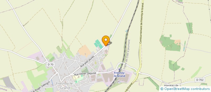 localisation de l'entreprise KAFLORE  FRESNOY-LE-GRAND