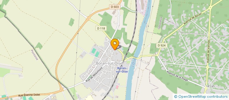 localisation de l'entreprise KAGARO  BORAN-SUR-OISE