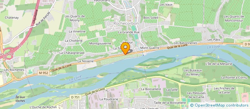 localisation de l'entreprise KAGB  ROCHECORBON