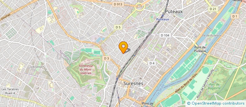 localisation de l'entreprise KAGBE BALA à SURESNES