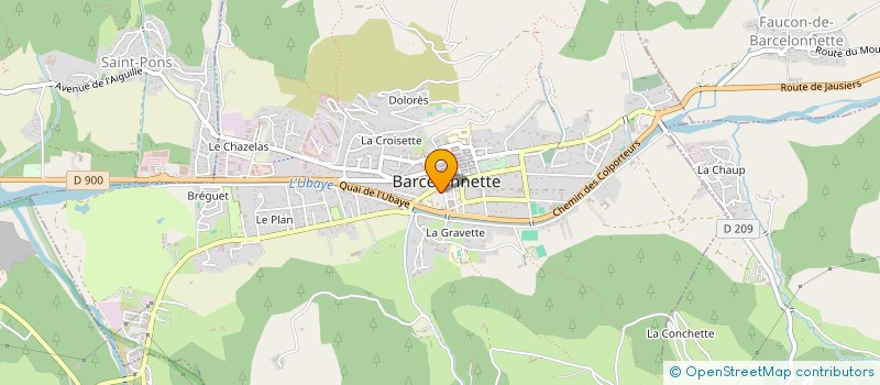 localisation de l'entreprise KAGIMA LE VILLAGE  BARCELONNETTE