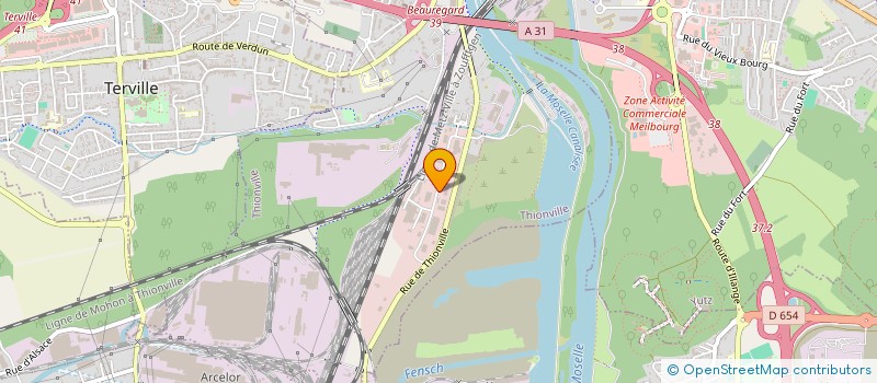 localisation de l'entreprise KAGM à THIONVILLE