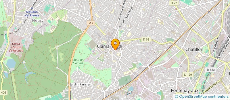 localisation de l'entreprise KAGORO TRANSPORT à CLAMART