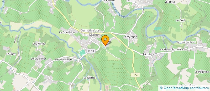 localisation de l'entreprise KAGUBA  SAINT-FIACRE-SUR-MAINE