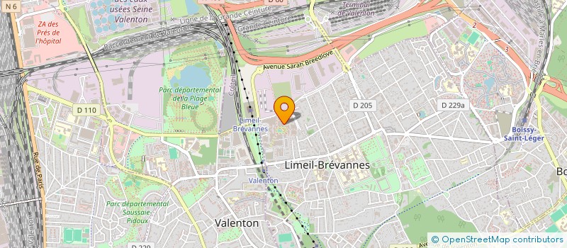 localisation de l'entreprise KAH ASSOCIATES  LIMEIL-BREVANNES