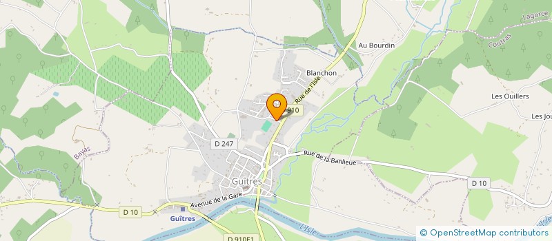 localisation de l'entreprise KAHCI DROP à GUITRES