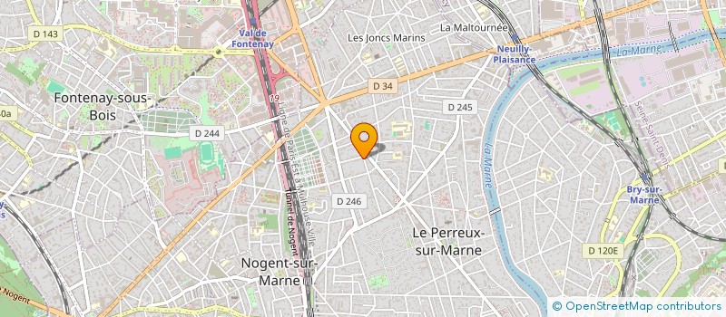 localisation de l'entreprise KAHENA à LE PERREUX-SUR-MARNE
