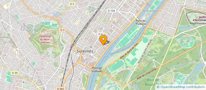 localisation de l'entreprise KAHINA à SURESNES