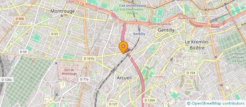 localisation de l'entreprise KAHINA  ARCUEIL