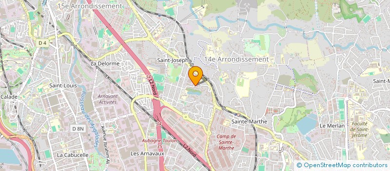 localisation de l'entreprise KAHINA ET KS à MARSEILLE