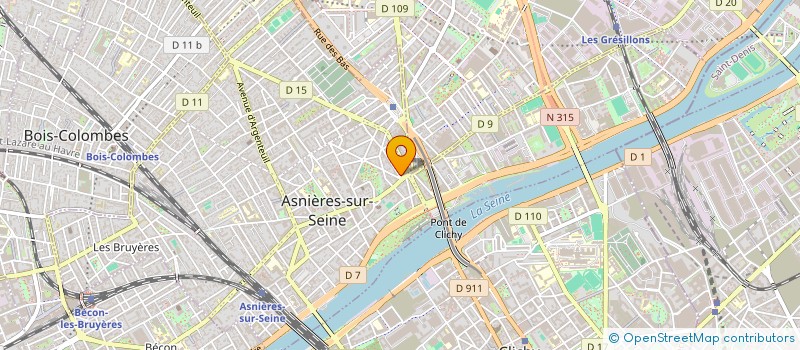 localisation de l'entreprise KAHIZA à ASNIERES-SUR-SEINE