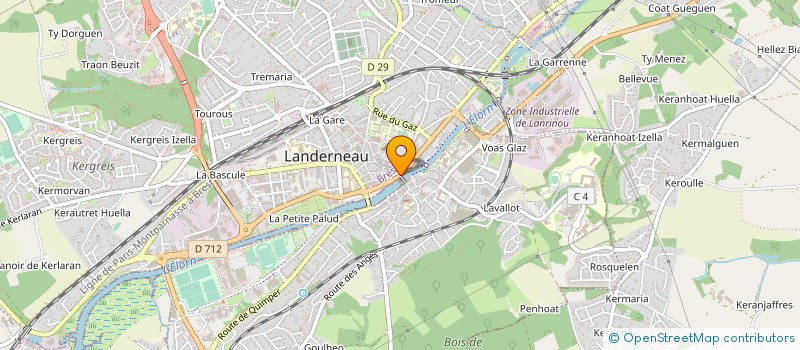 localisation de l'entreprise KAHN'EYE  LANDERNEAU