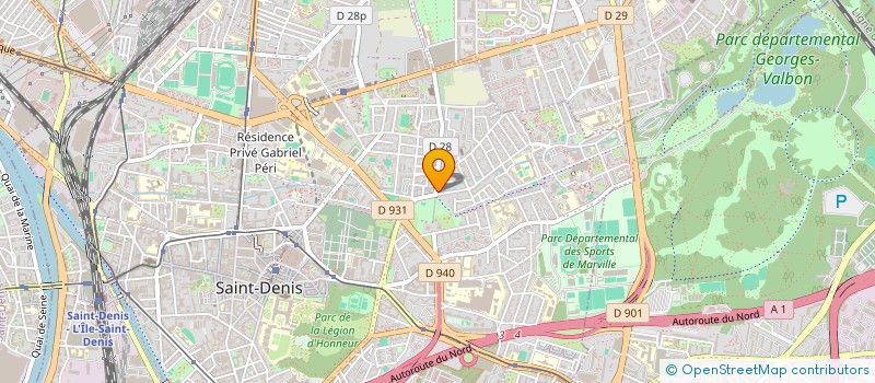 localisation de l'entreprise KAHO INFORMATIQUE  SAINT-DENIS