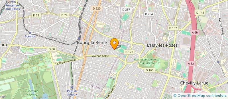 localisation de l'entreprise KAHOU à BOURG-LA-REINE