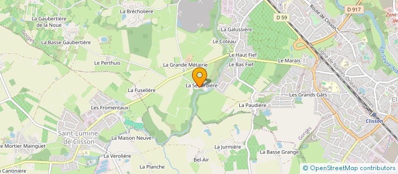 localisation de l'entreprise KAIA PEINTURE  GORGES