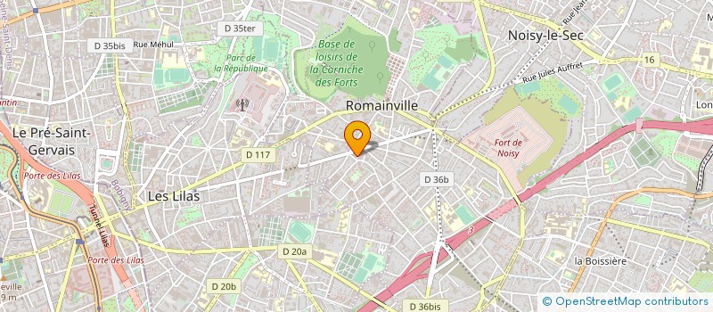localisation de l'entreprise KAIB à ROMAINVILLE