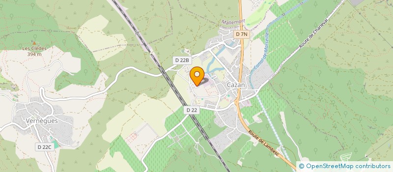 localisation de l'entreprise KAICORP PISCINE  VERNEGUES