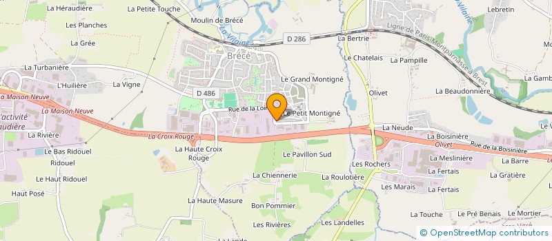 localisation de l'entreprise KAID IMMO  BRECE