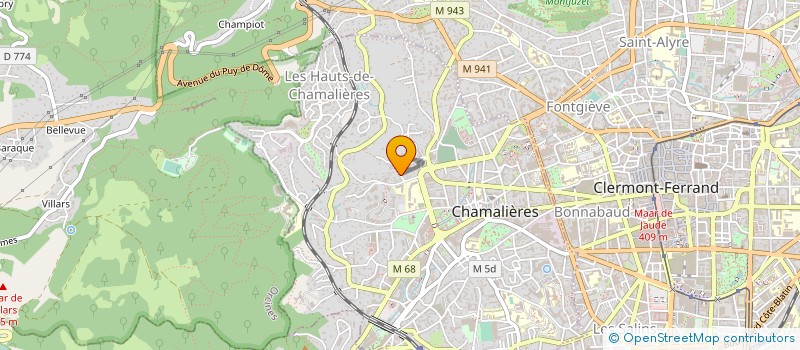 localisation de l'entreprise KAIFA à CHAMALIERES