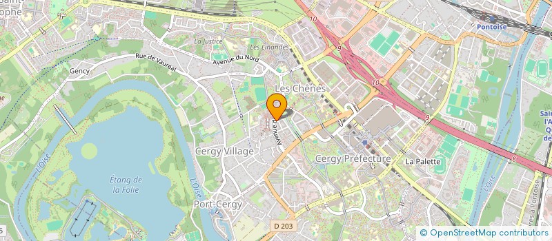 localisation de l'entreprise KAIISHAYRON  CERGY