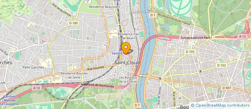 localisation de l'entreprise KAIJU INVEST  SAINT-CLOUD