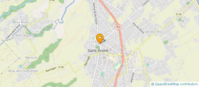 localisation de l'entreprise KAIM à SAINT-ANDRE