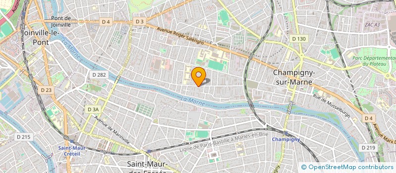 localisation de l'entreprise KAIMANLOCATION à CHAMPIGNY-SUR-MARNE