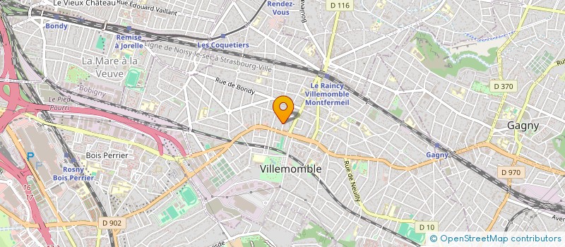 localisation de l'entreprise KAIMAR  VILLEMOMBLE